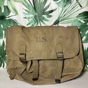 WWII US Army M1936 Musette Bag Luce Manufacturing